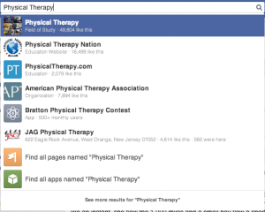 How Can Your Physical Therapy Clinic Make The Most Of Facebook Graph Search?