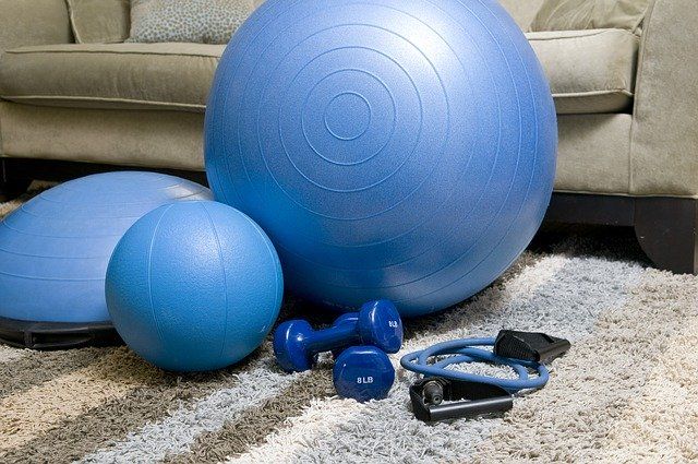 Working out from home equipment, PT at-home friendly.